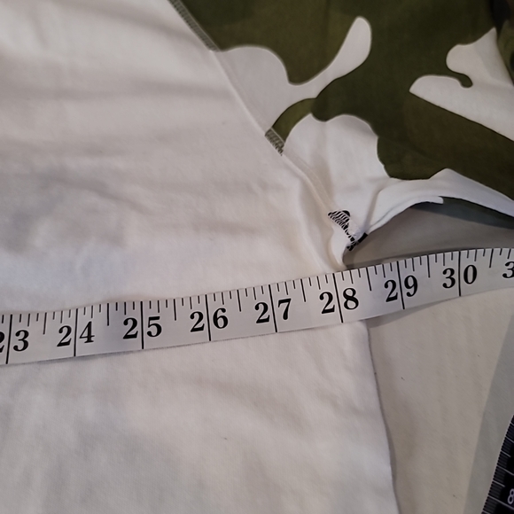 Francisco Lindor New York Mets Big & Tall Raglan Hoodie T-Shirt White/Camo 3XLT - Picture 4 of 5